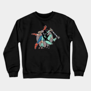 Ninja Witch & Free Mary Crewneck Sweatshirt